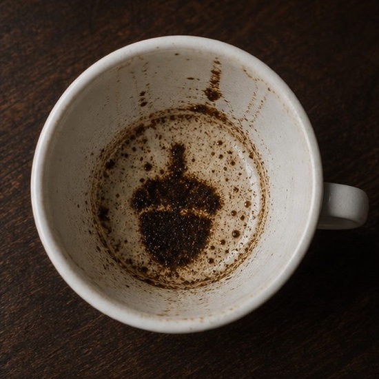 ACORN coffee grounds symbol photo variation 1