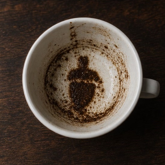 ACORN coffee grounds symbol photo variation 2