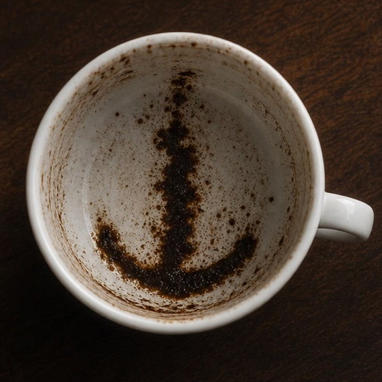 ANCHOR coffee grounds symbol photo variation 2