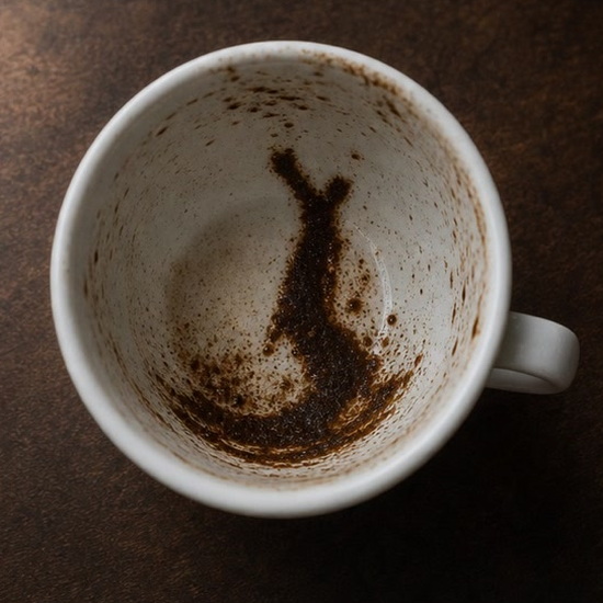 ARM coffee grounds symbol photo variation 3