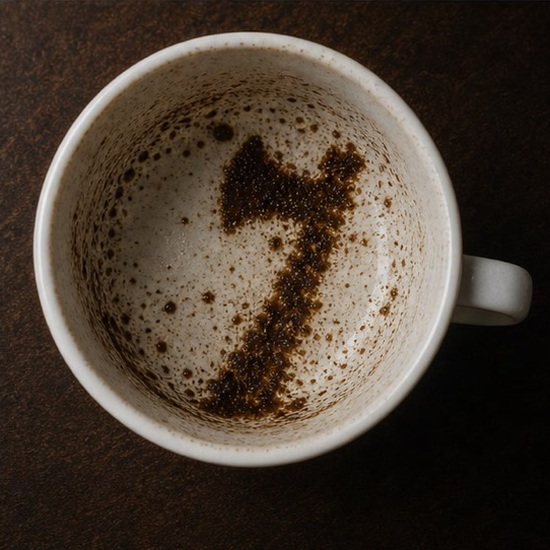 AXE coffee grounds symbol photo variation 3