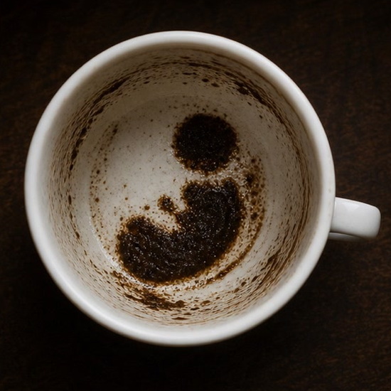 BABY coffee grounds symbol photo variation 1