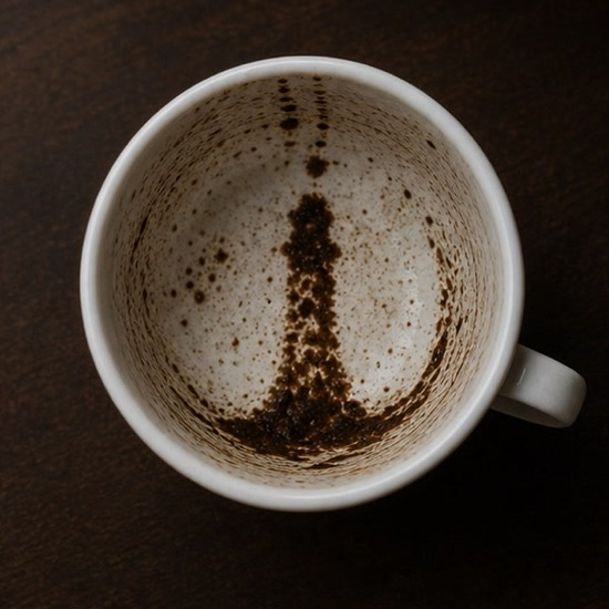 BEACON or LIGHTHOUSE coffee grounds symbol photo variation 1