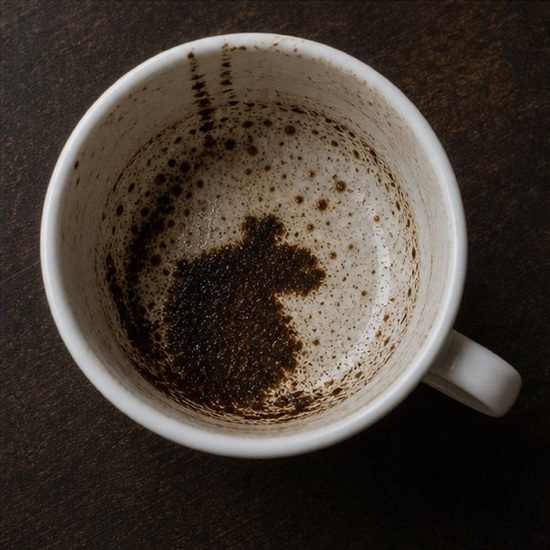 BEAR coffee grounds symbol photo variation 3