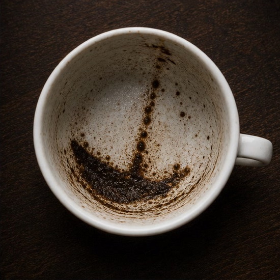 BOAT coffee grounds symbol photo variation 1