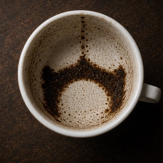 BRIDGE coffee cup symbol photo and tasseography meaning