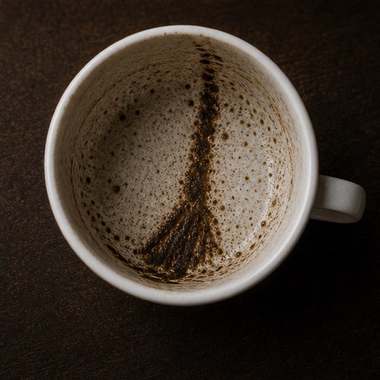 BROOM coffee grounds symbol photo variation 3
