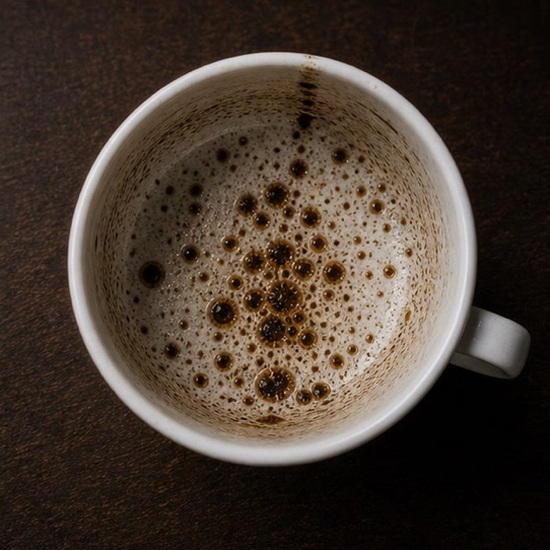 BUBBLES coffee grounds symbol photo variation 1