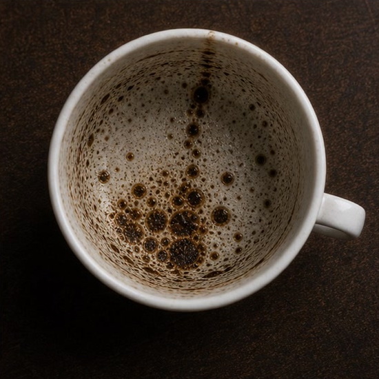 BUBBLES coffee grounds symbol photo variation 3