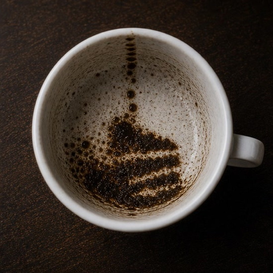 CAKE coffee grounds symbol photo variation 1