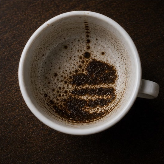 CAKE coffee grounds symbol photo variation 3