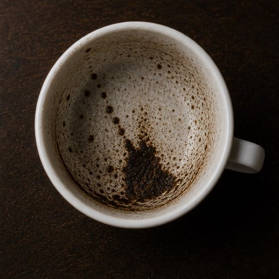 CANDLE coffee grounds symbol photo variation 3