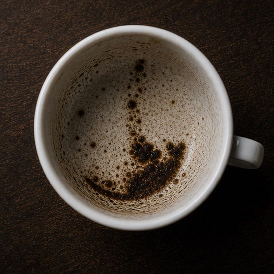 CAT coffee grounds symbol photo variation 1