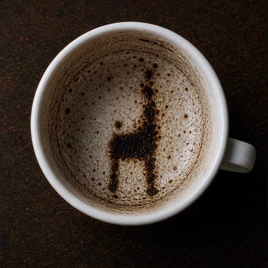 CHAIR coffee cup symbol photo and tasseography meaning