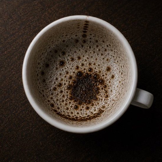 CIRCLE coffee grounds symbol photo variation 3