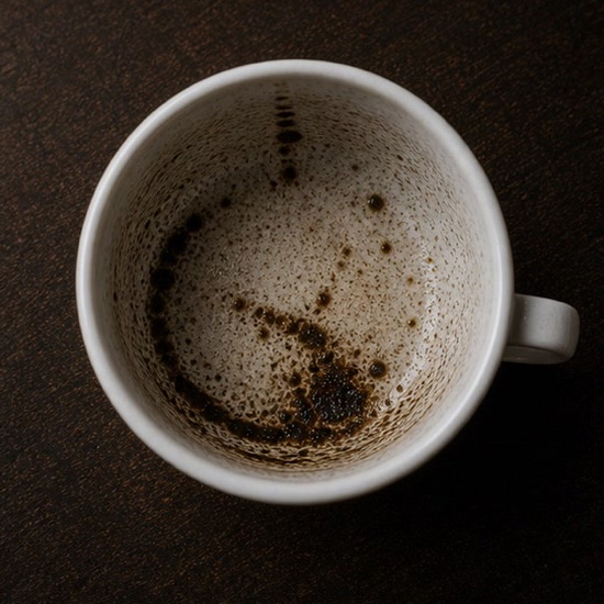 CLOCK coffee grounds symbol photo variation 1