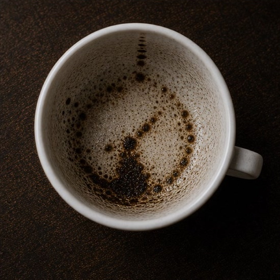 CLOCK coffee grounds symbol photo variation 3