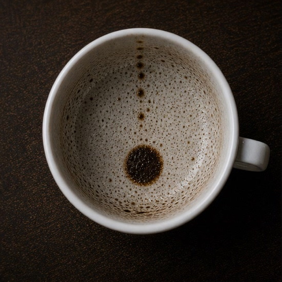 COIN coffee cup symbol photo and tasseography meaning