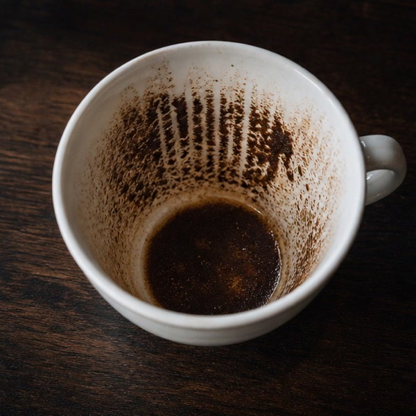 COMB coffee cup symbol photo and tasseography meaning