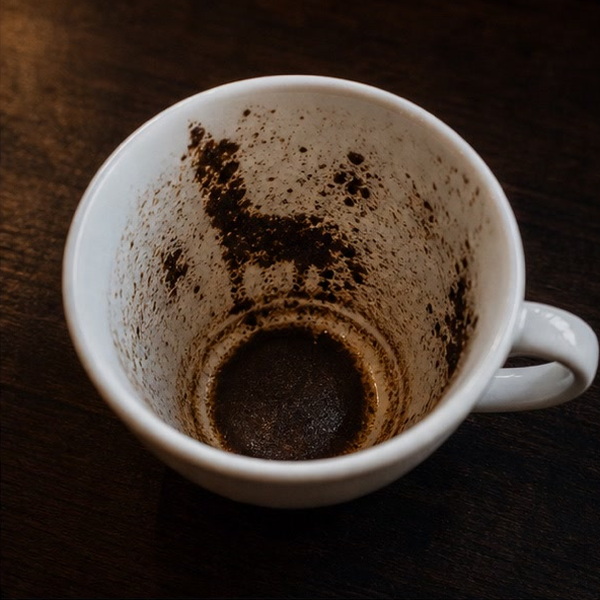 COW coffee grounds symbol photo variation 1