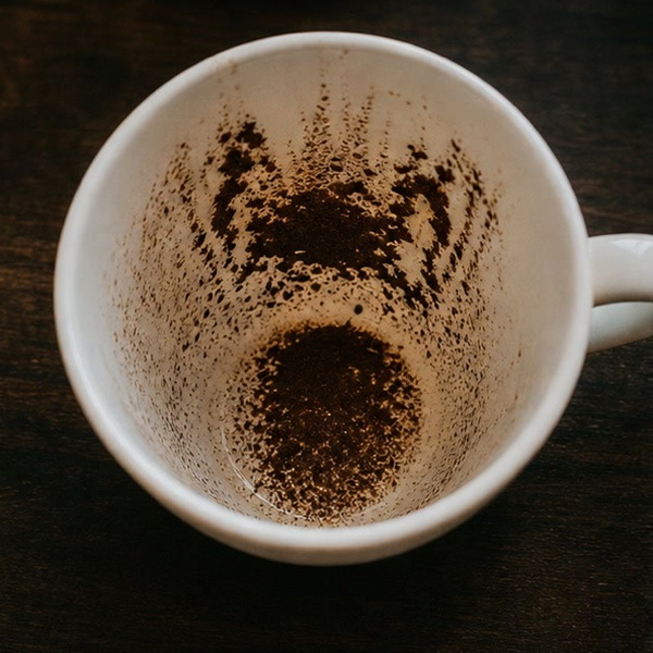 CRAB coffee cup symbol photo and tasseography meaning