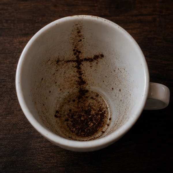 CROSS coffee grounds symbol photo variation 1