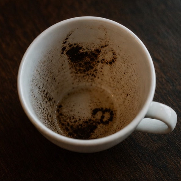 CUP coffee grounds symbol photo variation 1