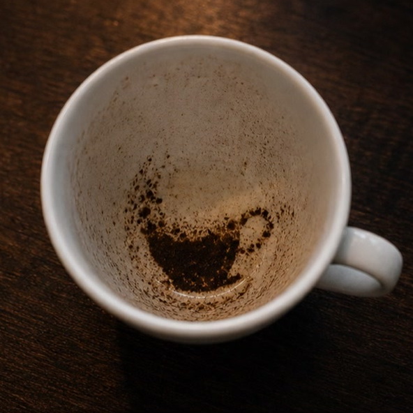 CUP coffee cup symbol photo and tasseography meaning