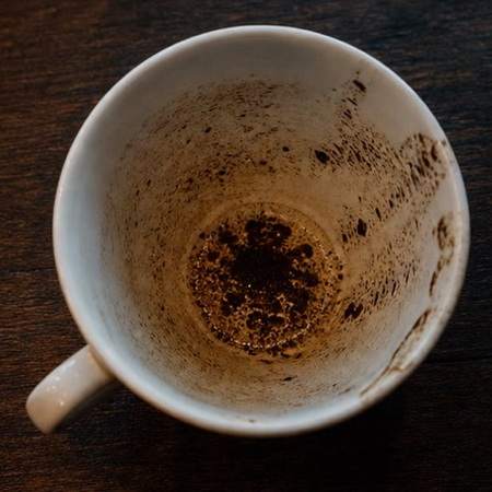DAISY coffee grounds symbol photo variation 2