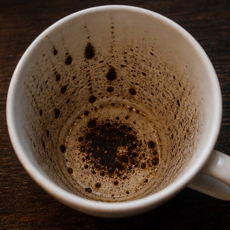 DROPS coffee grounds symbol photo variation 3
