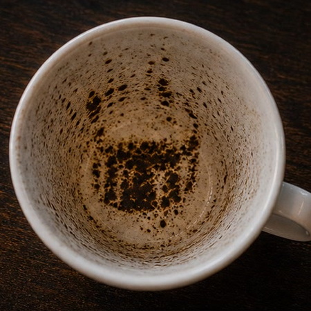 DRUM coffee grounds symbol photo variation 1