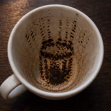 DRUM coffee grounds symbol photo variation 2