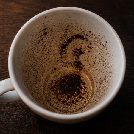 EAR coffee grounds symbol photo variation 2