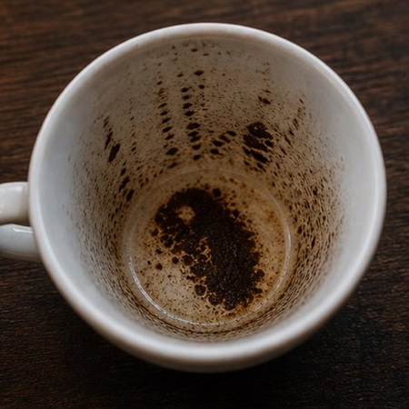 EGG coffee grounds symbol photo variation 2