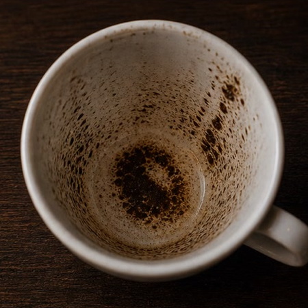 EGG coffee grounds symbol photo variation 3