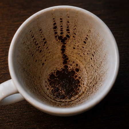 FORK coffee grounds symbol photo variation 2