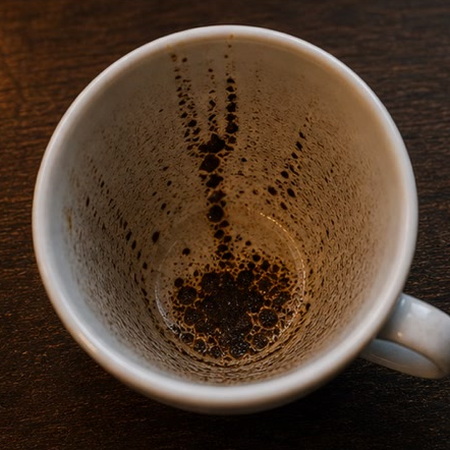 FORK coffee grounds symbol photo variation 3