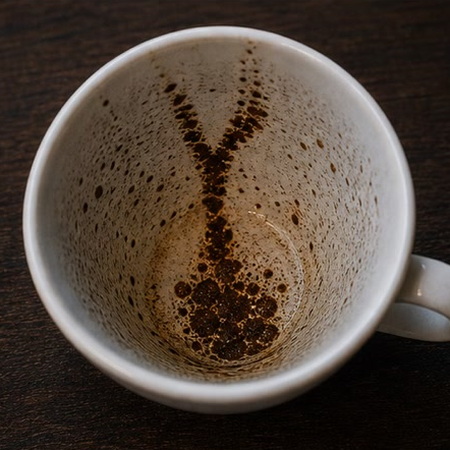 FORKED LINE coffee grounds symbol photo variation 3
