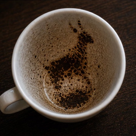 GOAT coffee grounds symbol photo variation 2