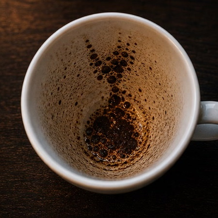 HOURGLASS coffee grounds symbol photo variation 1