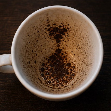HOURGLASS coffee grounds symbol photo variation 2