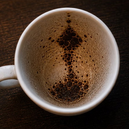 KITE coffee grounds symbol photo variation 2