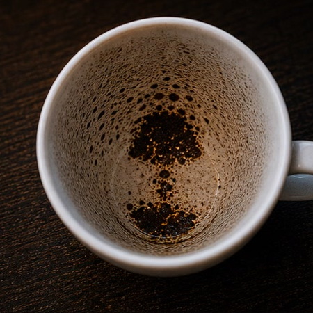 LAMP coffee grounds symbol photo variation 1