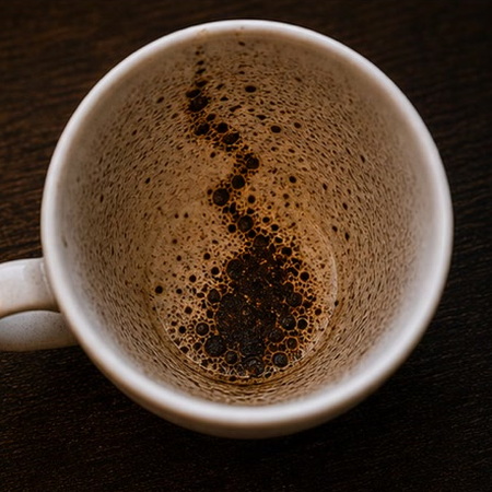 LIGHTENING coffee grounds symbol photo variation 2