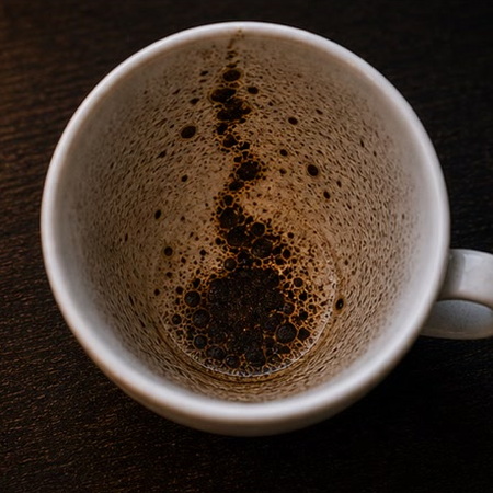 LIGHTENING coffee grounds symbol photo variation 3