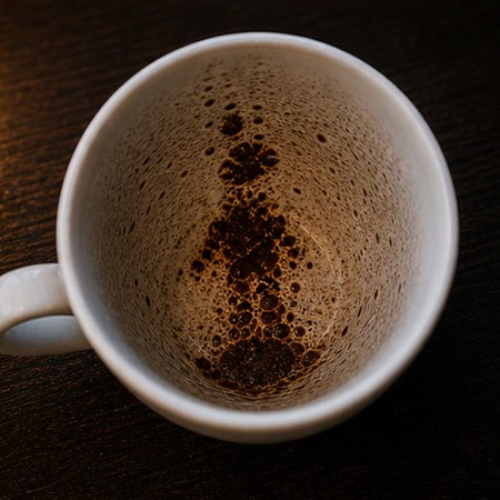 MAN coffee grounds symbol photo variation 2