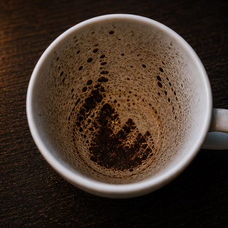 MOUNTAIN coffee grounds symbol photo variation 1