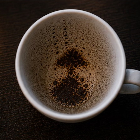 MUSHROOM coffee grounds symbol photo variation 3