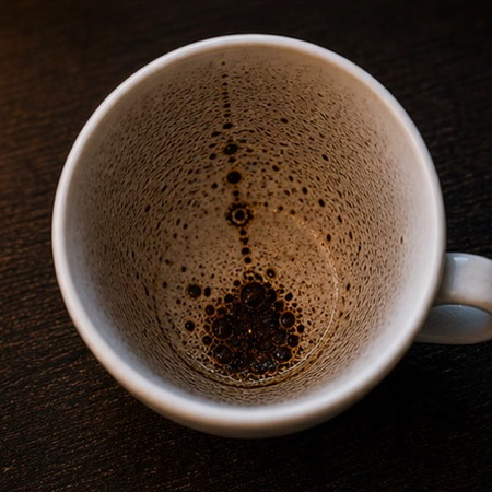 NEEDLE coffee grounds symbol photo variation 3
