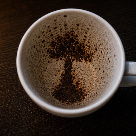 OAK coffee grounds symbol photo variation 1